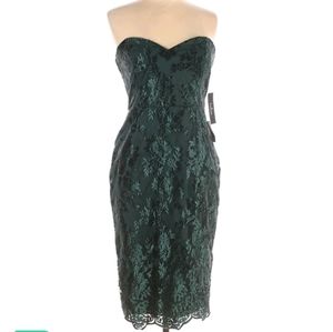 Lulus green forest cocktail dress